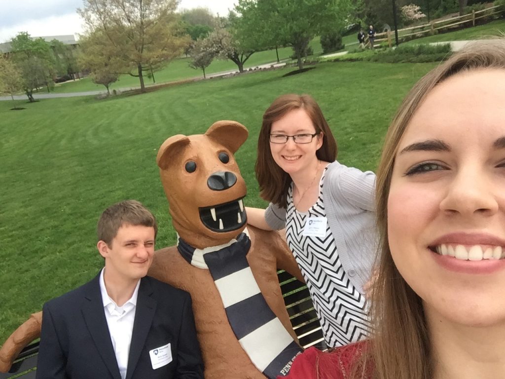 Rich, Nittany Lion, Celina, and Fontaine at ISCC at PSU-Berks - April 2017